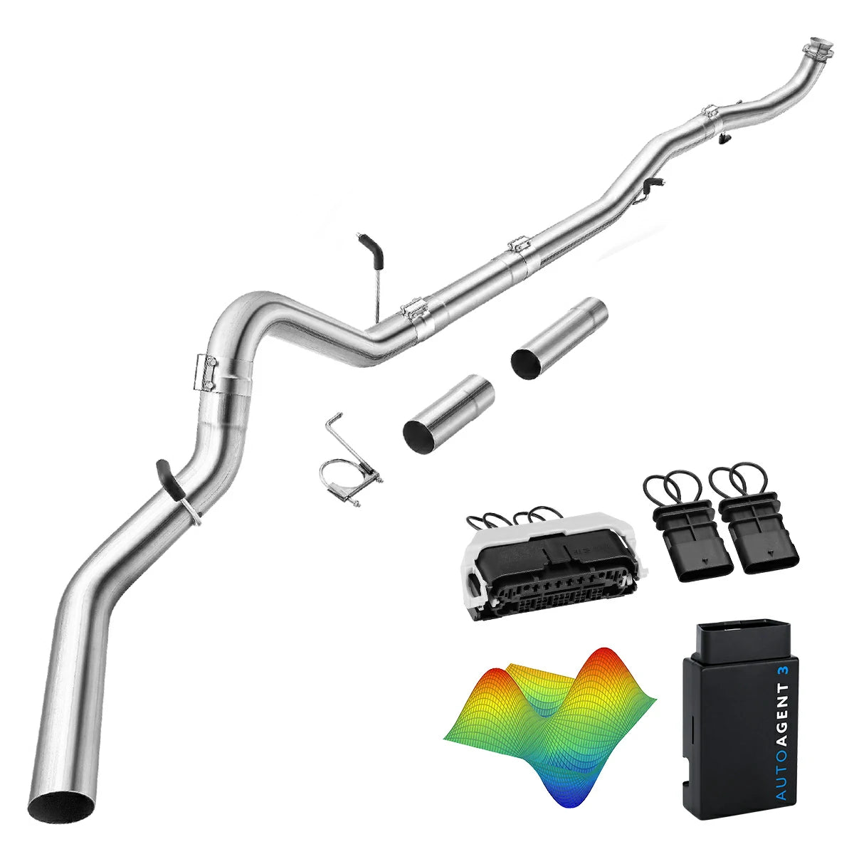 EZ LYNK Auto Agent 3 DPF/EGR All-in-One Delete Kit for 2017-2023 6.6L Duramax L5P 2500HD 3500HD