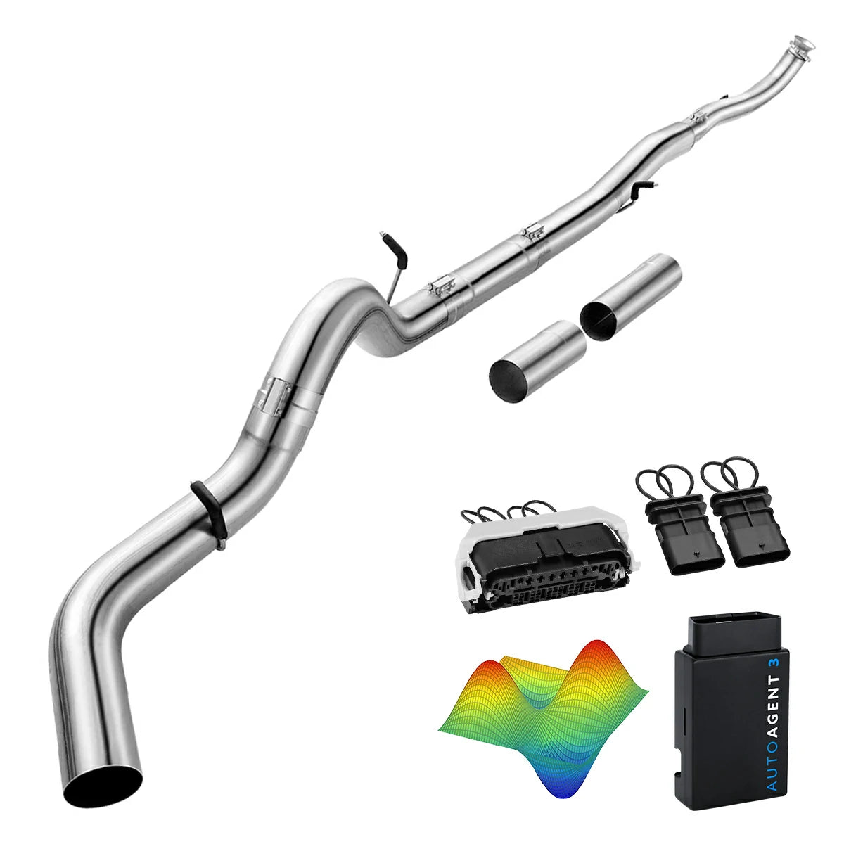 EZ LYNK Auto Agent 3 DPF/EGR All-in-One Delete Kit for 2017-2023 6.6L Duramax L5P 2500HD 3500HD