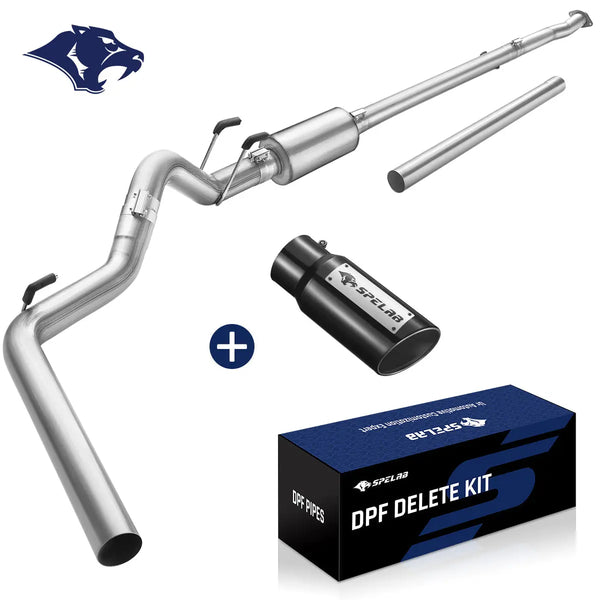 SPELAB Power Stroke turbo-back exhaust example