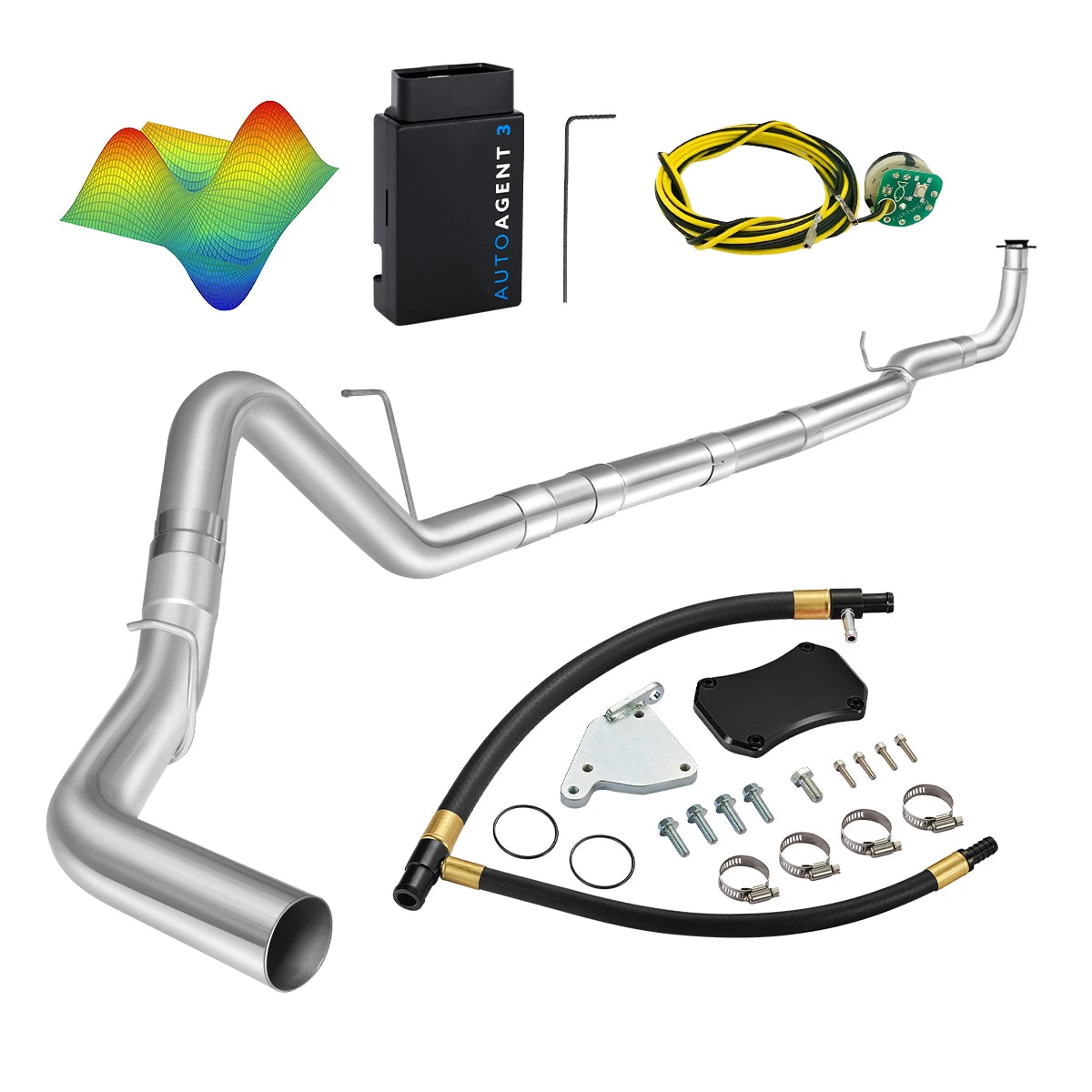 EZ LYNK Auto Agent 3 DPF/EGR All-in-One Delete Kit for 2011-2016 6.6L Duramax LML