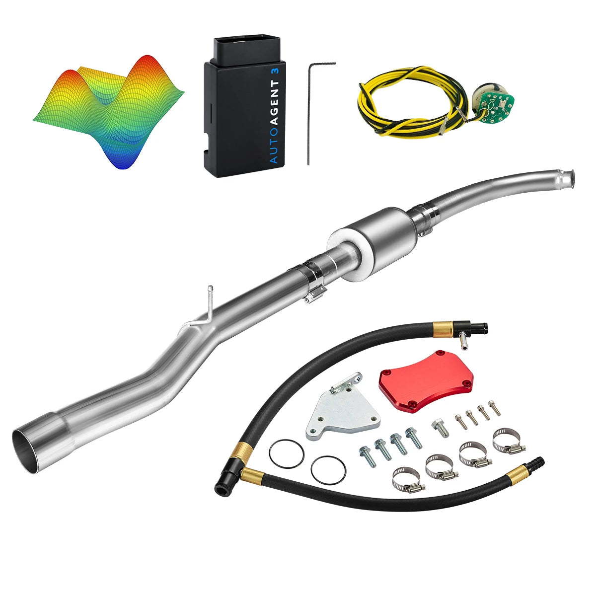 EZ LYNK Auto Agent 3 DPF/EGR All-in-One Delete Kit for 2011-2016 6.6L Duramax LML