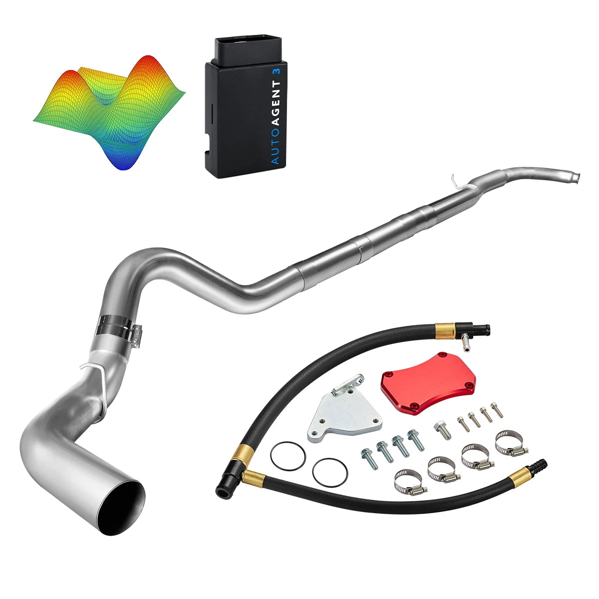 EZ LYNK Auto Agent 3 DPF/EGR All-in-One Delete Kit for 2011-2016 6.6L Duramax LML
