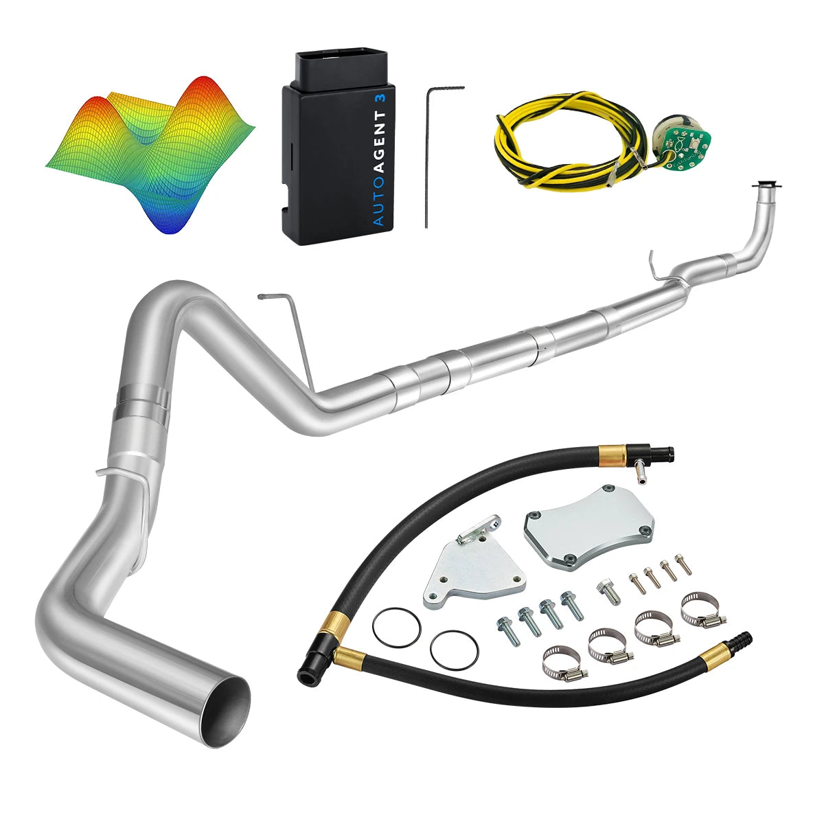 EZ LYNK Auto Agent 3 DPF/EGR All-in-One Delete Kit for 2011-2016 6.6L Duramax LML