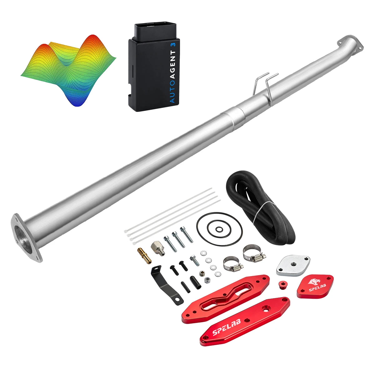 EZ LYNK Auto Agent 3 DPF/EGR All-in-One Delete Kit for 2011-2019 Ford 6.7L Powerstroke F250 F350 F450