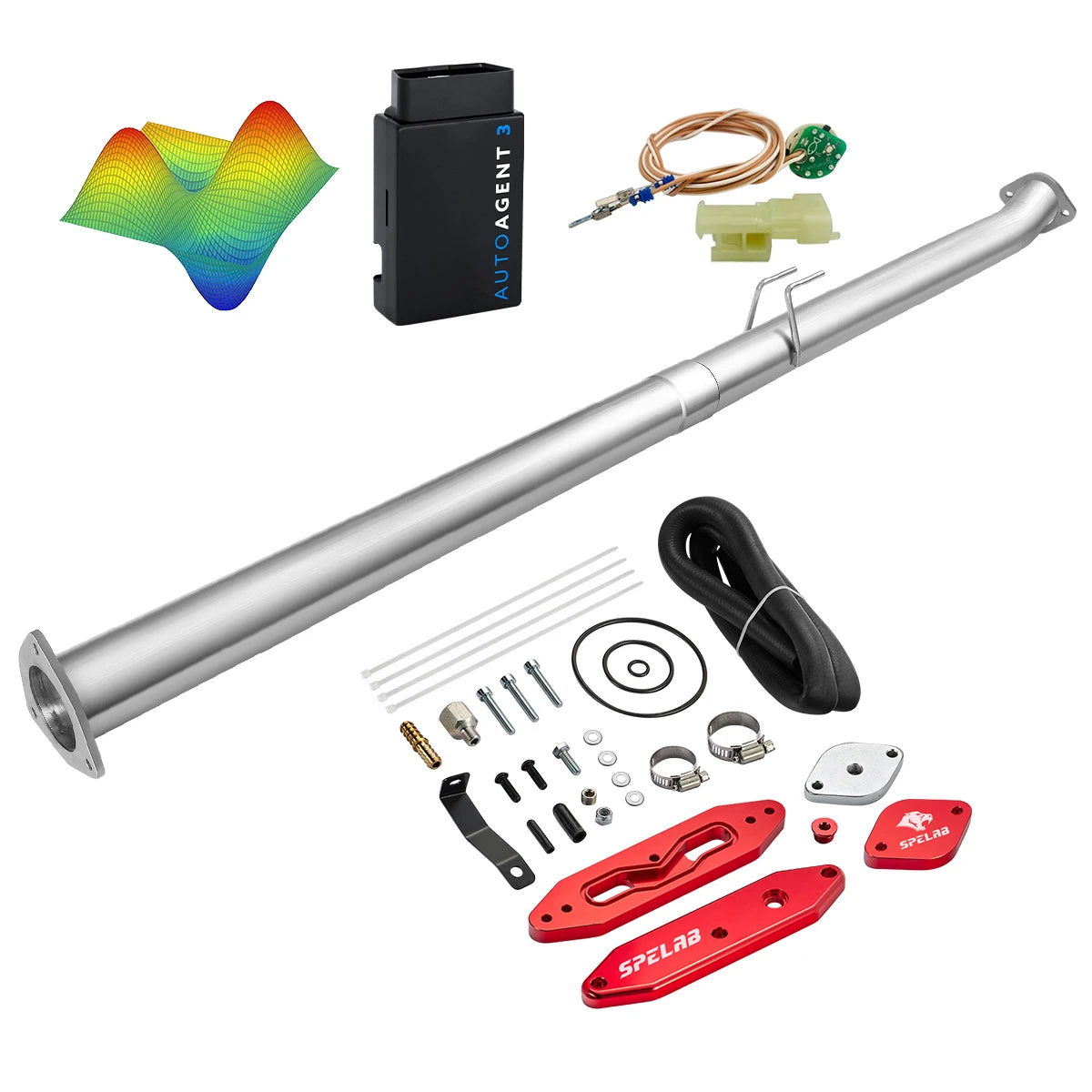 EZ LYNK Auto Agent 3 DPF/EGR All-in-One Delete Kit for 2011-2019 Ford 6.7L Powerstroke F250 F350 F450