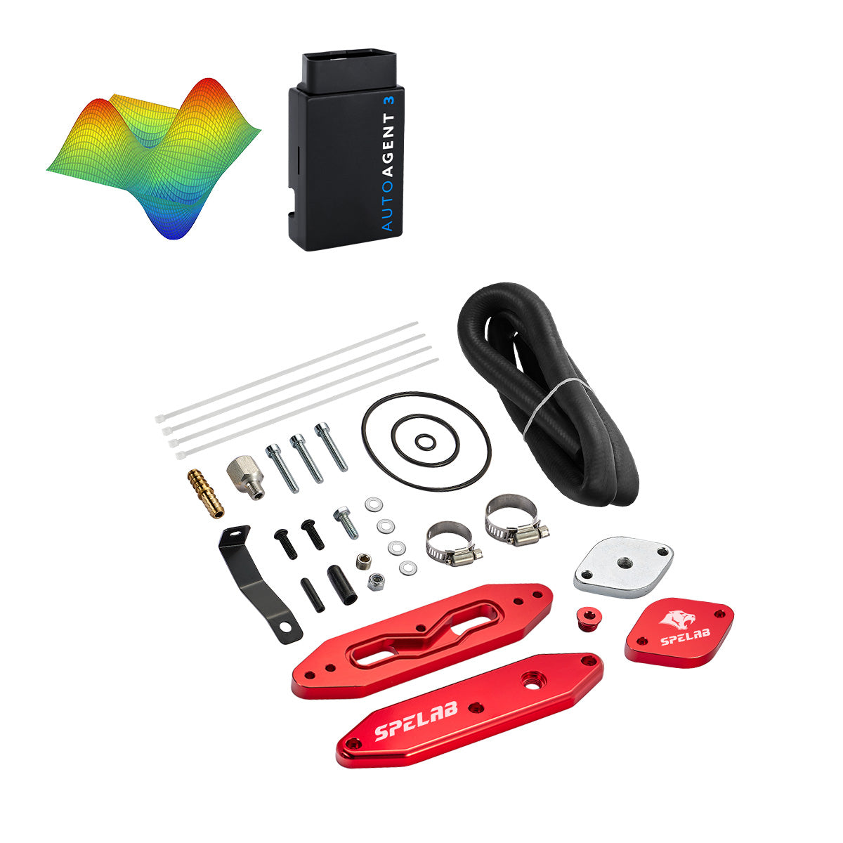 EZ LYNK Auto Agent 3 DPF/EGR All-in-One Delete Kit for 2011-2019 Ford 6.7L Powerstroke F250 F350 F450