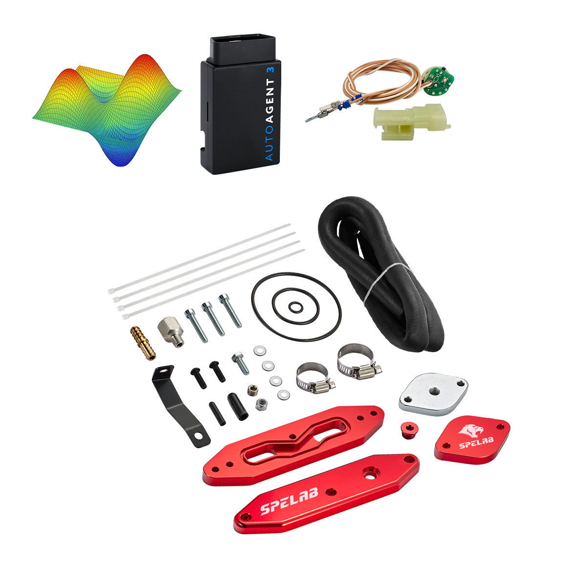 EZ LYNK Auto Agent 3 DPF/EGR All-in-One Delete Kit for 2011-2019 Ford 6.7L Powerstroke F250 F350 F450