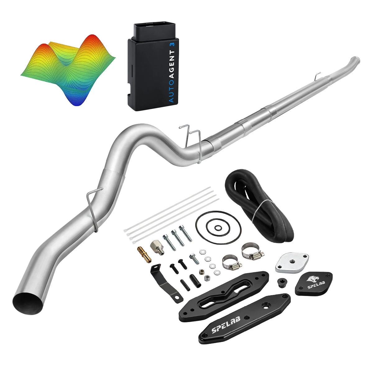 EZ LYNK Auto Agent 3 DPF/EGR All-in-One Delete Kit for 2011-2019 Ford 6.7L Powerstroke F250 F350 F450
