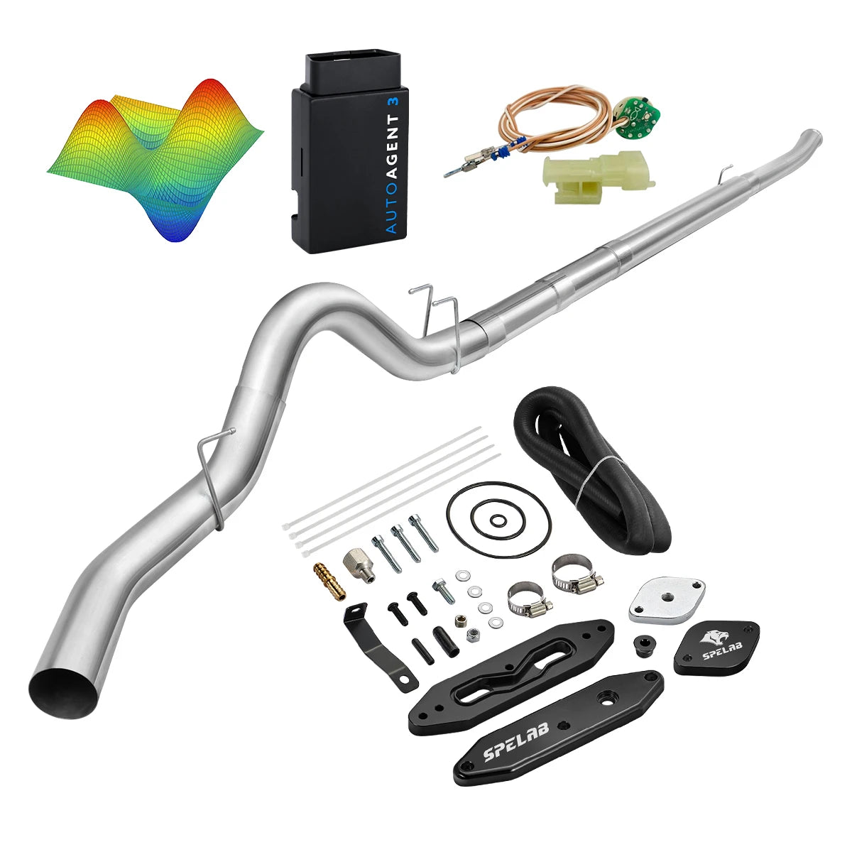 EZ LYNK Auto Agent 3 DPF/EGR All-in-One Delete Kit for 2011-2019 Ford 6.7L Powerstroke F250 F350 F450