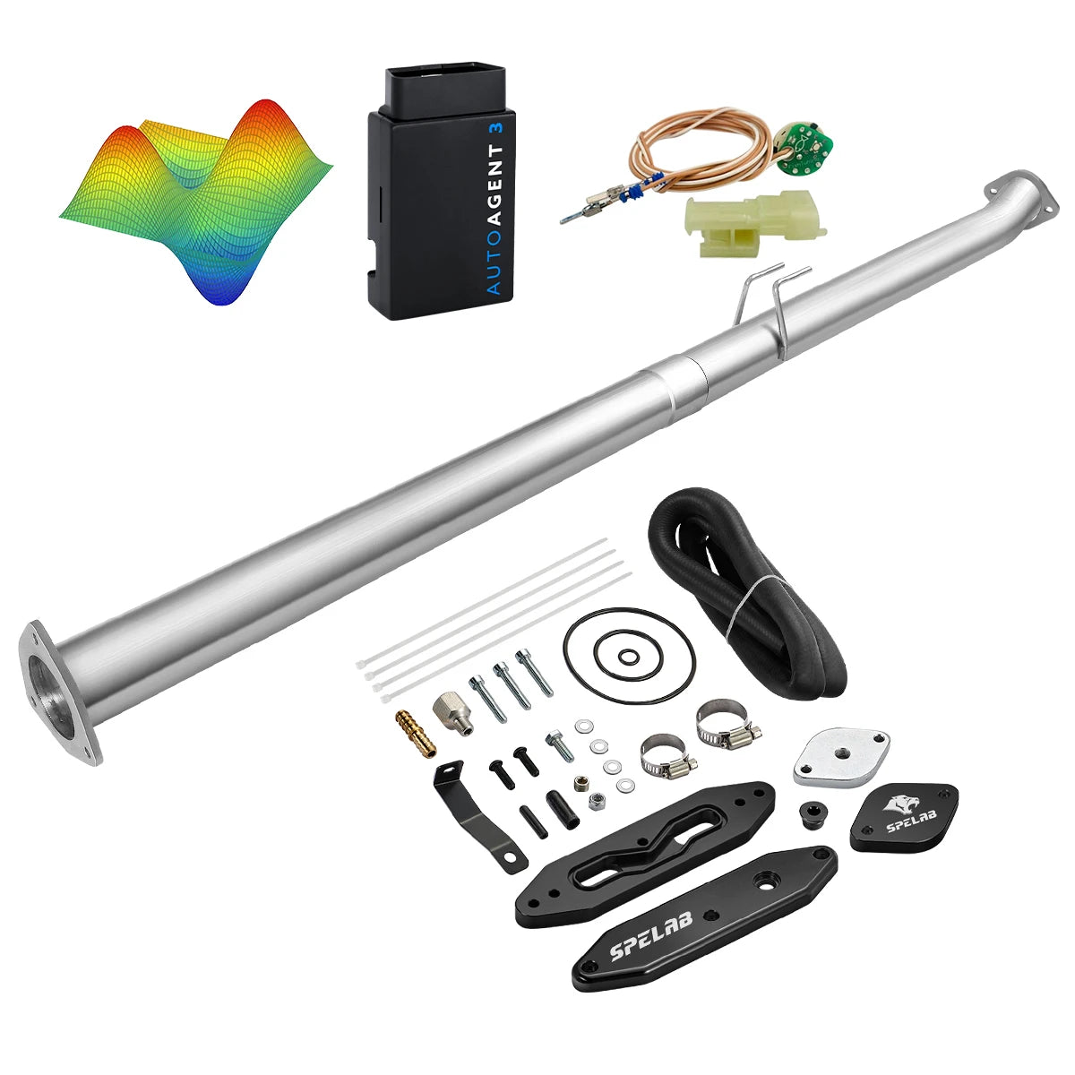 EZ LYNK Auto Agent 3 DPF/EGR All-in-One Delete Kit for 2011-2019 Ford 6.7L Powerstroke F250 F350 F450