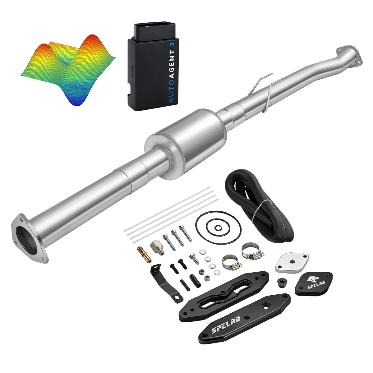 EZ LYNK Auto Agent 3 DPF/EGR All-in-One Delete Kit for 2011-2019 Ford 6.7L Powerstroke F250 F350 F450