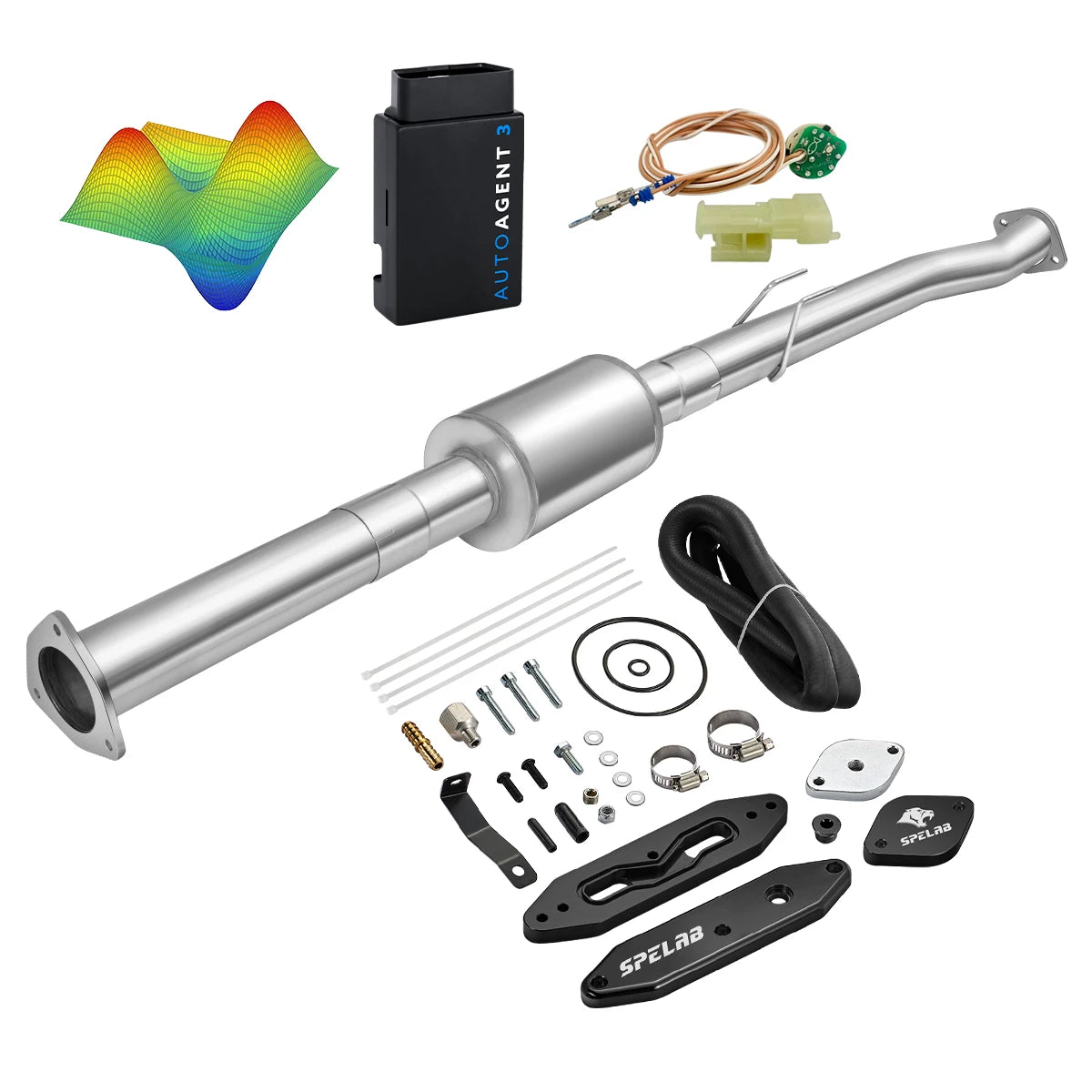 EZ LYNK Auto Agent 3 DPF/EGR All-in-One Delete Kit for 2011-2019 Ford 6.7L Powerstroke F250 F350 F450
