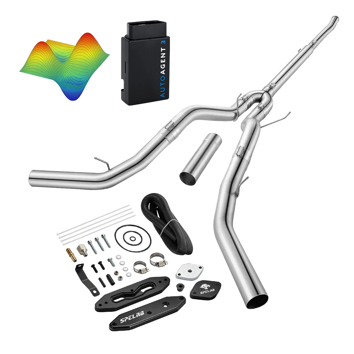 EZ LYNK Auto Agent 3 DPF/EGR All-in-One Delete Kit for 2011-2019 Ford 6.7L Powerstroke F250 F350 F450