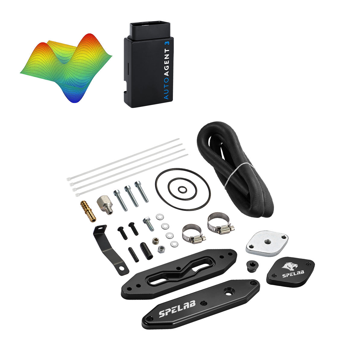 EZ LYNK Auto Agent 3 DPF/EGR All-in-One Delete Kit for 2011-2019 Ford 6.7L Powerstroke F250 F350 F450