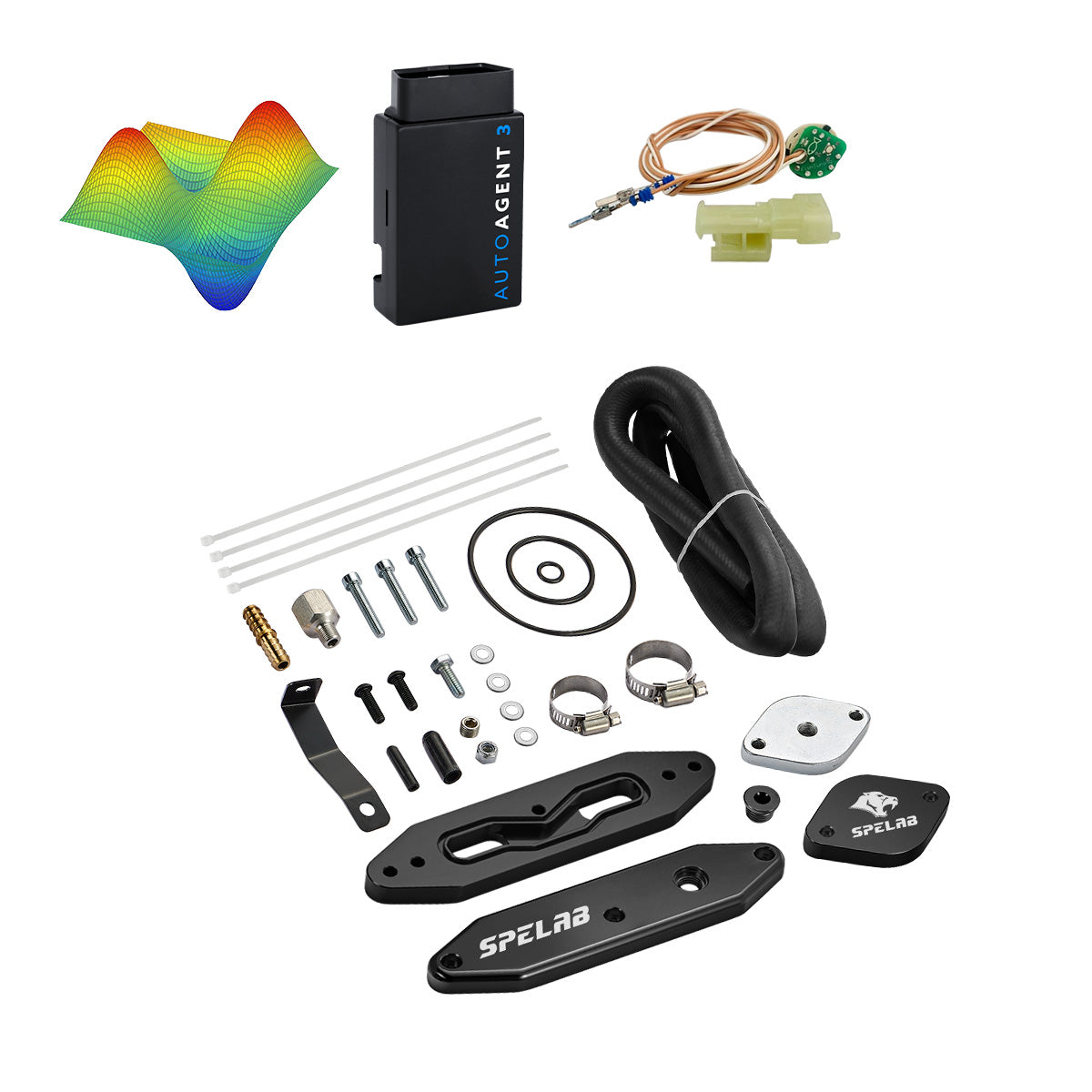 EZ LYNK Auto Agent 3 DPF/EGR All-in-One Delete Kit for 2011-2019 Ford 6.7L Powerstroke F250 F350 F450