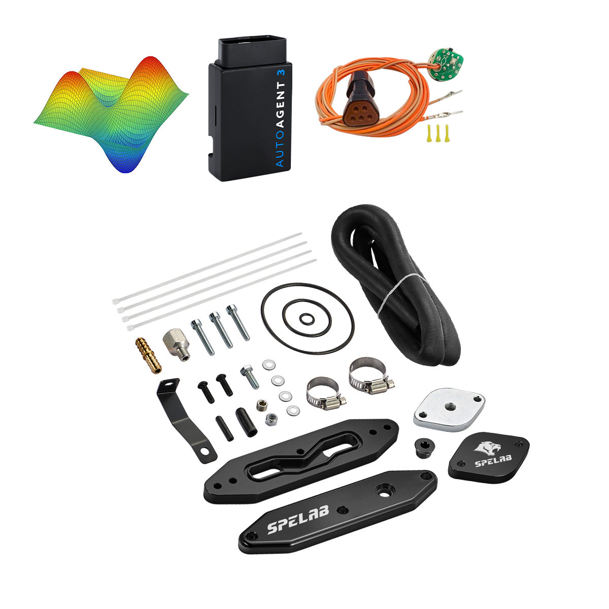 EZ LYNK Auto Agent 3 DPF/EGR All-in-One Delete Kit for 2011-2019 Ford 6.7L Powerstroke F250 F350 F450