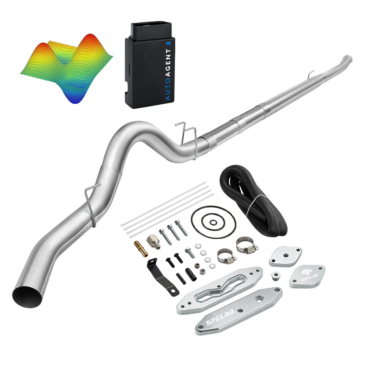 EZ LYNK Auto Agent 3 DPF/EGR All-in-One Delete Kit for 2011-2019 Ford 6.7L Powerstroke F250 F350 F450