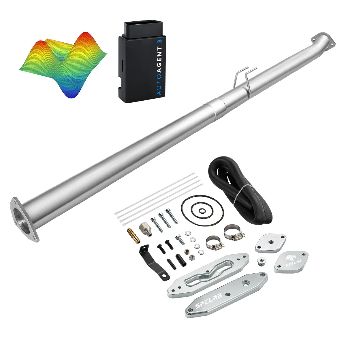 EZ LYNK Auto Agent 3 DPF/EGR All-in-One Delete Kit for 2011-2019 Ford 6.7L Powerstroke F250 F350 F450