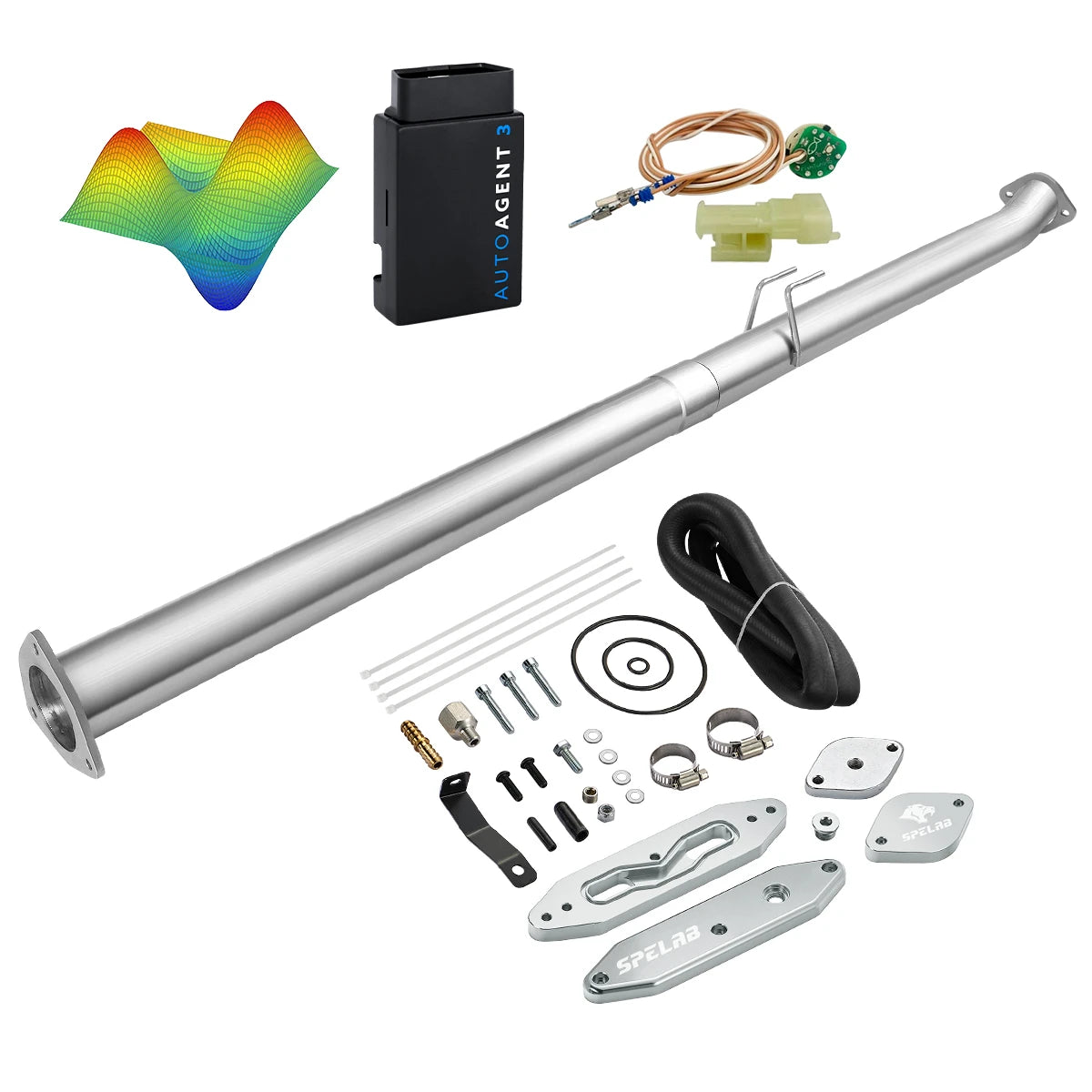 EZ LYNK Auto Agent 3 DPF/EGR All-in-One Delete Kit for 2011-2019 Ford 6.7L Powerstroke F250 F350 F450