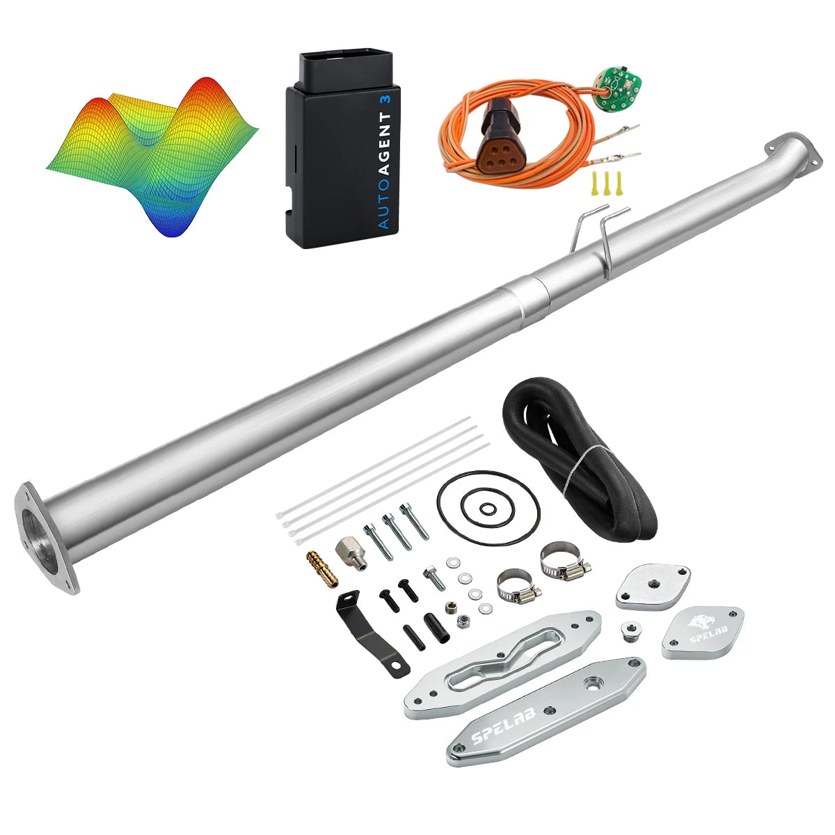 EZ LYNK Auto Agent 3 DPF/EGR All-in-One Delete Kit for 2011-2019 Ford 6.7L Powerstroke F250 F350 F450