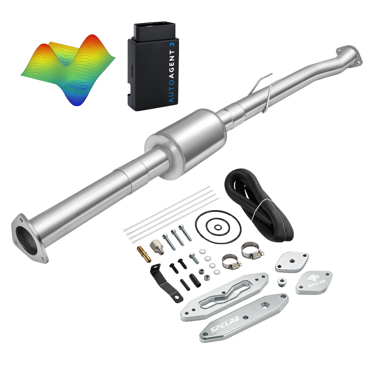 EZ LYNK Auto Agent 3 DPF/EGR All-in-One Delete Kit for 2011-2019 Ford 6.7L Powerstroke F250 F350 F450