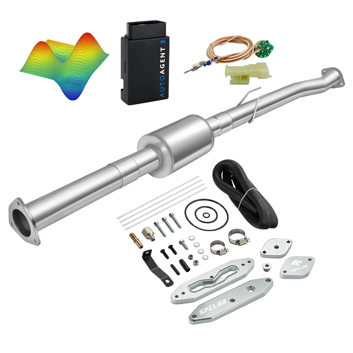 EZ LYNK Auto Agent 3 DPF/EGR All-in-One Delete Kit for 2011-2019 Ford 6.7L Powerstroke F250 F350 F450