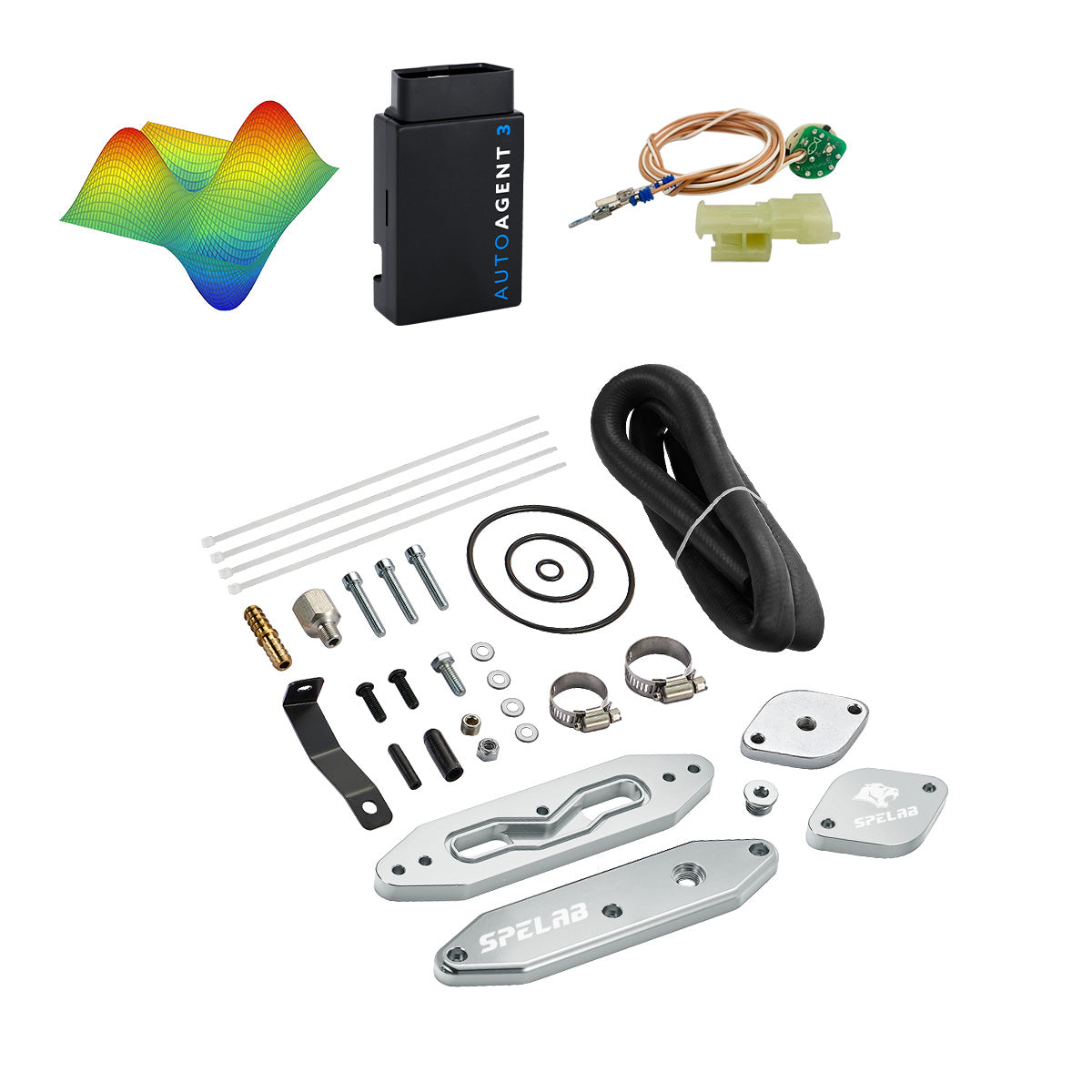 EZ LYNK Auto Agent 3 DPF/EGR All-in-One Delete Kit for 2011-2019 Ford 6.7L Powerstroke F250 F350 F450