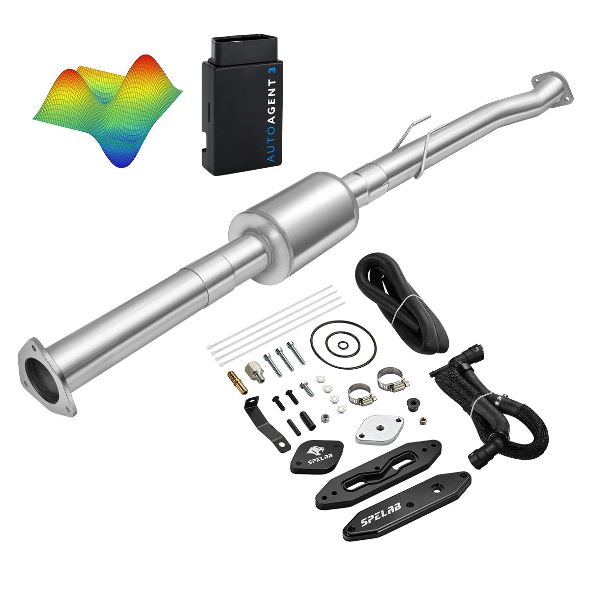EZ LYNK Auto Agent 3 DPF/EGR All-in-One Delete Kit for 2011-2019 Ford 6.7L Powerstroke F250 F350 F450