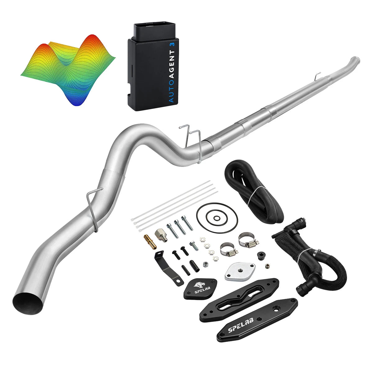 EZ LYNK Auto Agent 3 DPF/EGR All-in-One Delete Kit for 2011-2019 Ford 6.7L Powerstroke F250 F350 F450