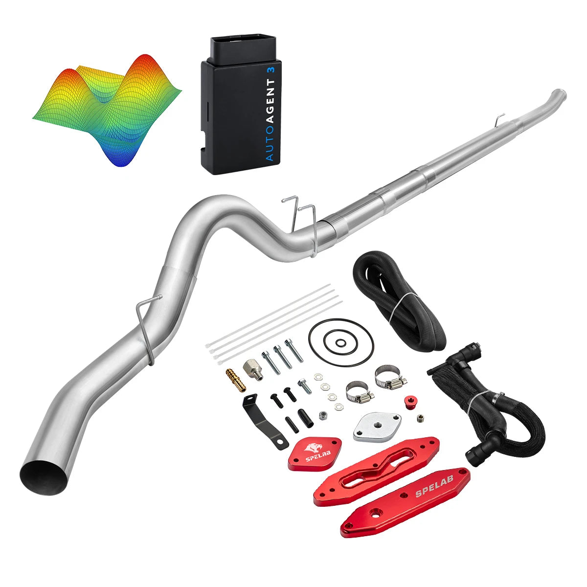 EZ LYNK Auto Agent 3 DPF/EGR All-in-One Delete Kit for 2011-2019 Ford 6.7L Powerstroke F250 F350 F450