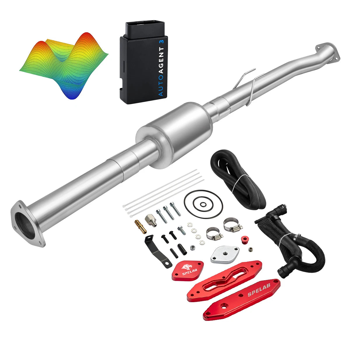 EZ LYNK Auto Agent 3 DPF/EGR All-in-One Delete Kit for 2011-2019 Ford 6.7L Powerstroke F250 F350 F450