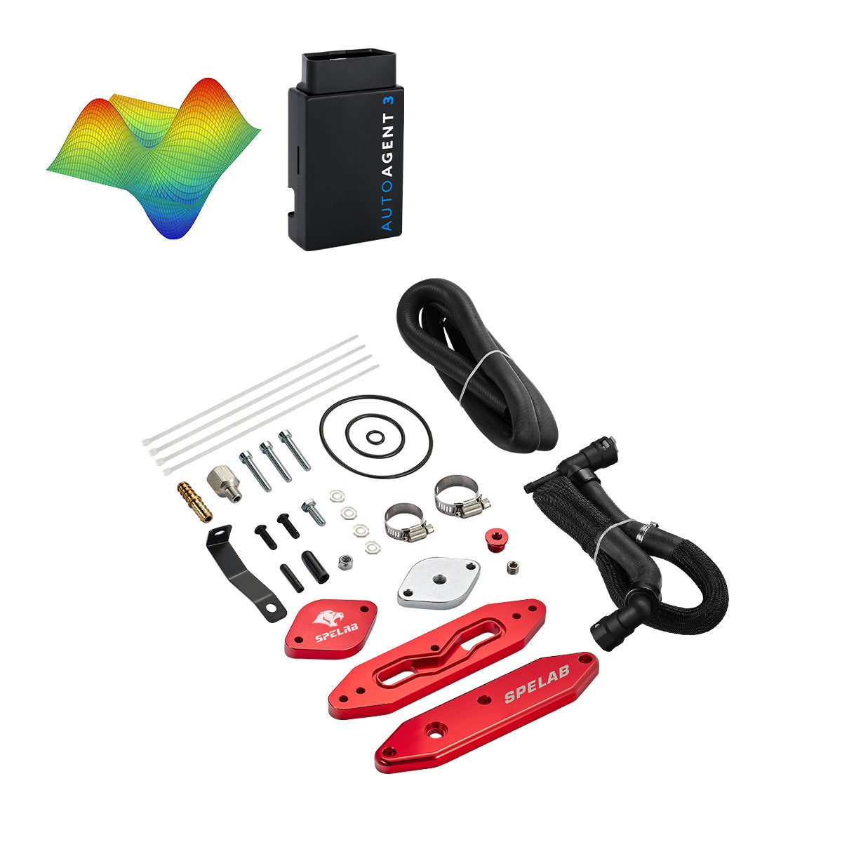 EZ LYNK Auto Agent 3 DPF/EGR All-in-One Delete Kit for 2011-2019 Ford 6.7L Powerstroke F250 F350 F450