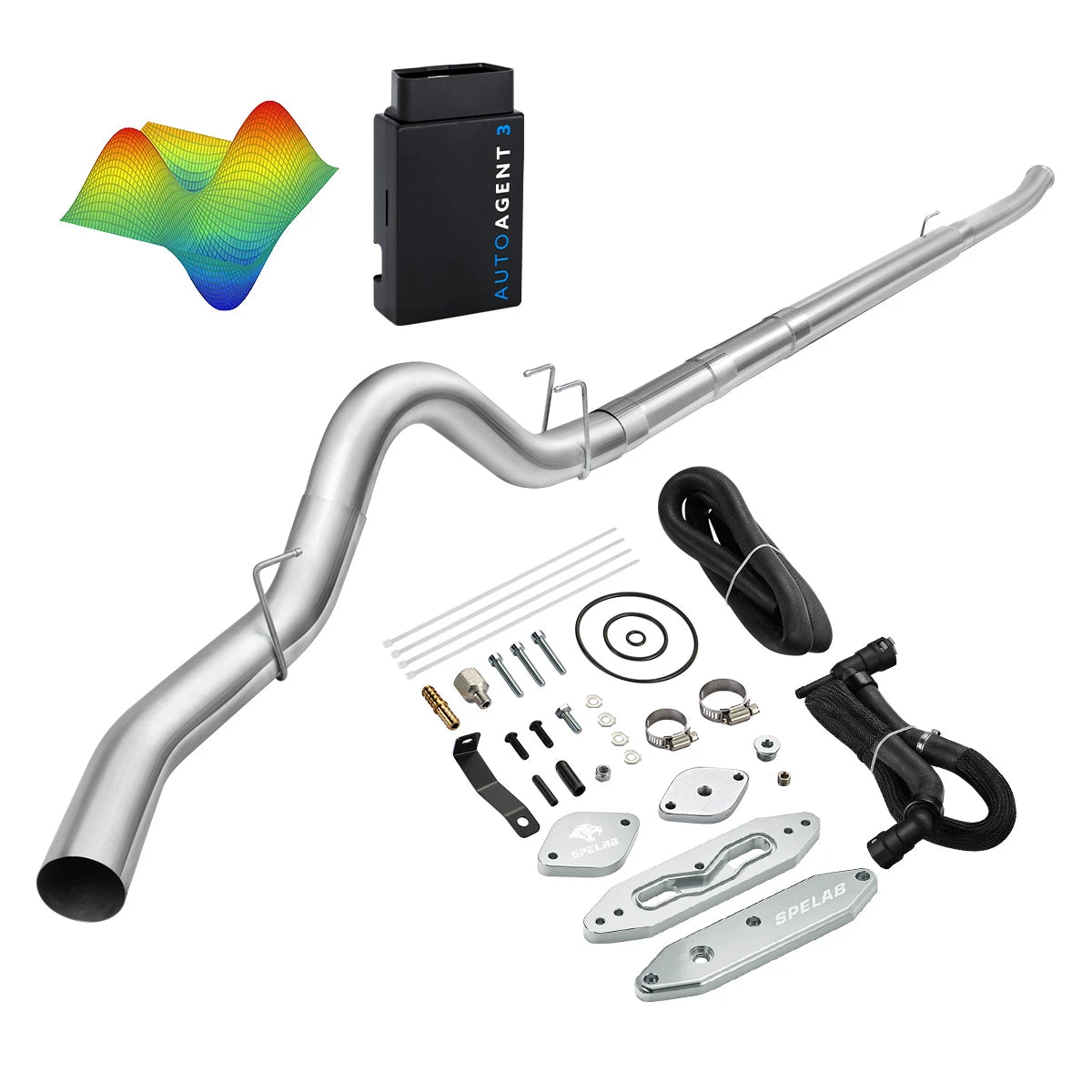 EZ LYNK Auto Agent 3 DPF/EGR All-in-One Delete Kit for 2011-2019 Ford 6.7L Powerstroke F250 F350 F450