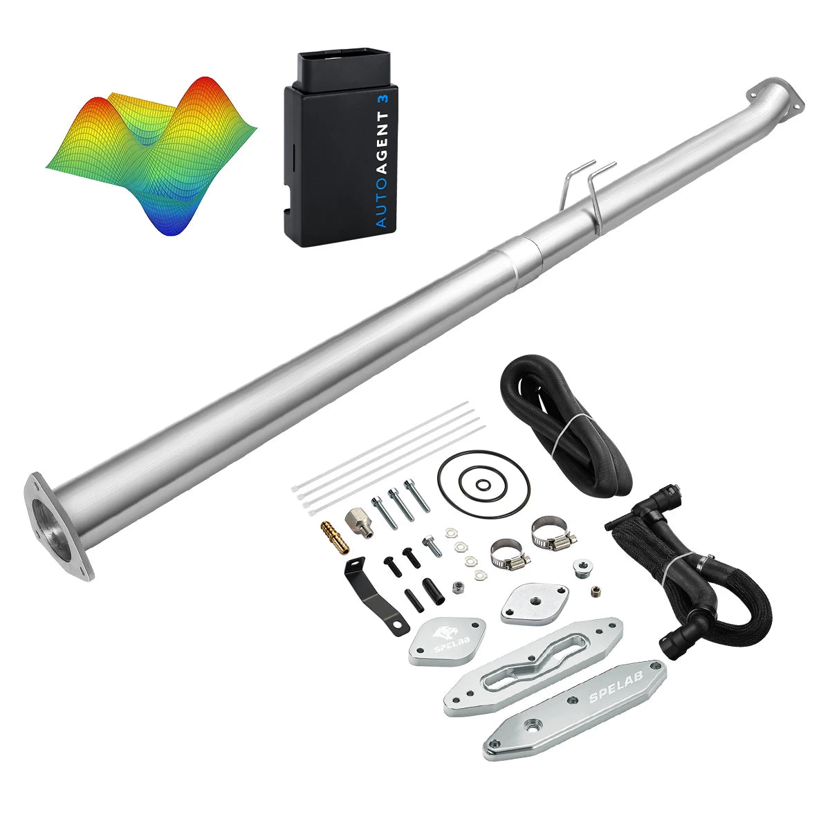 EZ LYNK Auto Agent 3 DPF/EGR All-in-One Delete Kit for 2011-2019 Ford 6.7L Powerstroke F250 F350 F450