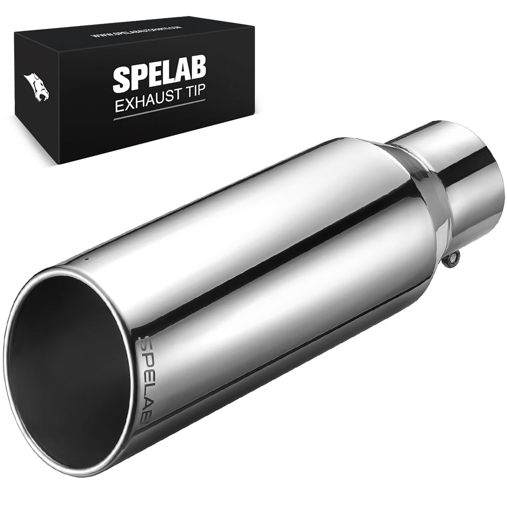 Exhaust Tip 4 " In & 5" In, 6"/7"/8" Out, 18" Length T304 | SPELAB