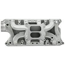 Load image into Gallery viewer, Ford Small Block Carbureted Polished Dual Plane Air Gap Intake Manifold (Aluminum)--4026S| SPELAB