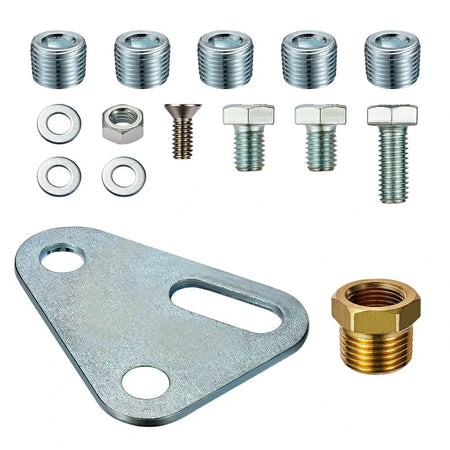 Ford Small Block Carbureted Polished Dual Plane Air Gap Intake Manifold (Aluminum)--4026S| SPELAB