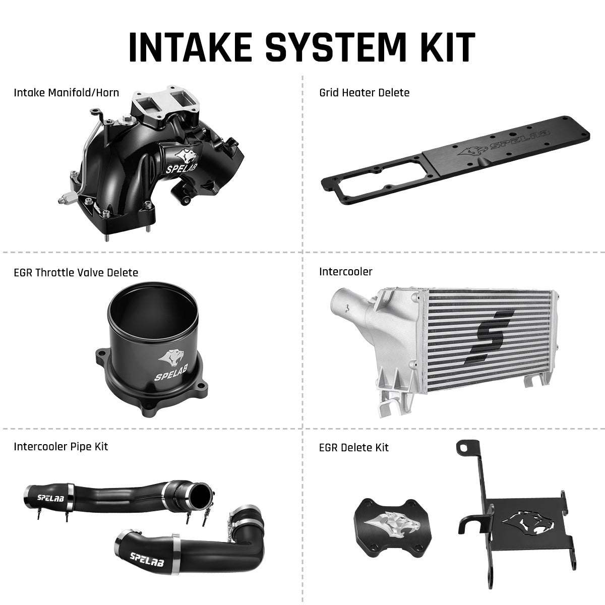 Intake System Kit for 2007-2018 Dodge Ram 2500/3500 6.7L Diesel | SPELAB