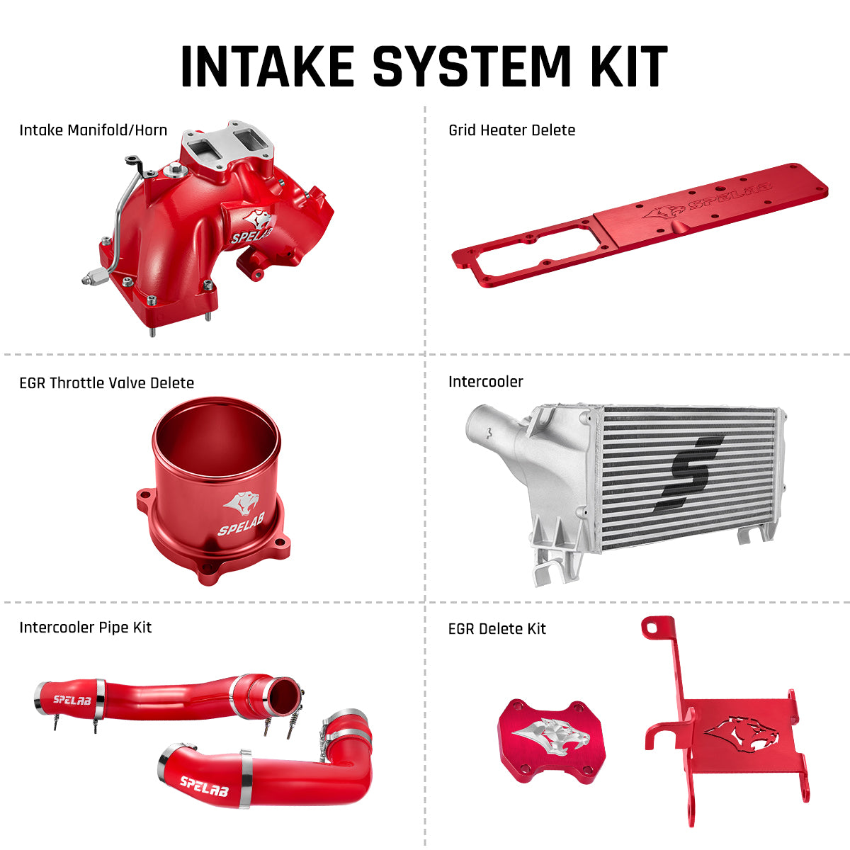Intake System Kit for 2007-2018 Dodge Ram 2500/3500 6.7L Diesel | SPELAB