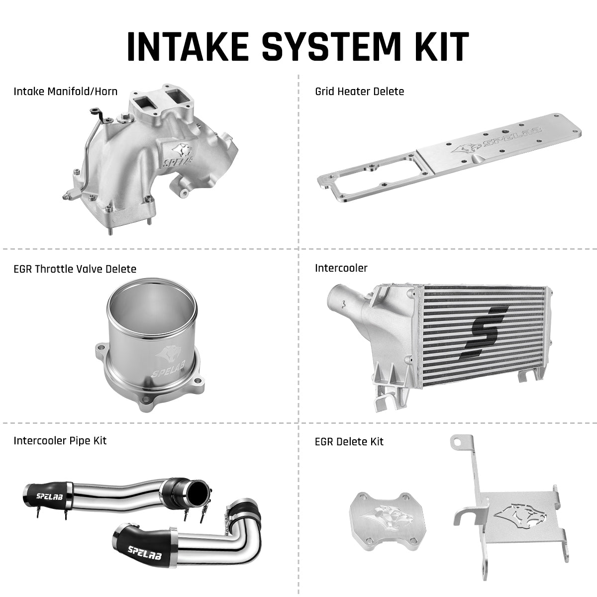 Intake System Kit for 2007-2018 Dodge Ram 2500/3500 6.7L Diesel | SPELAB