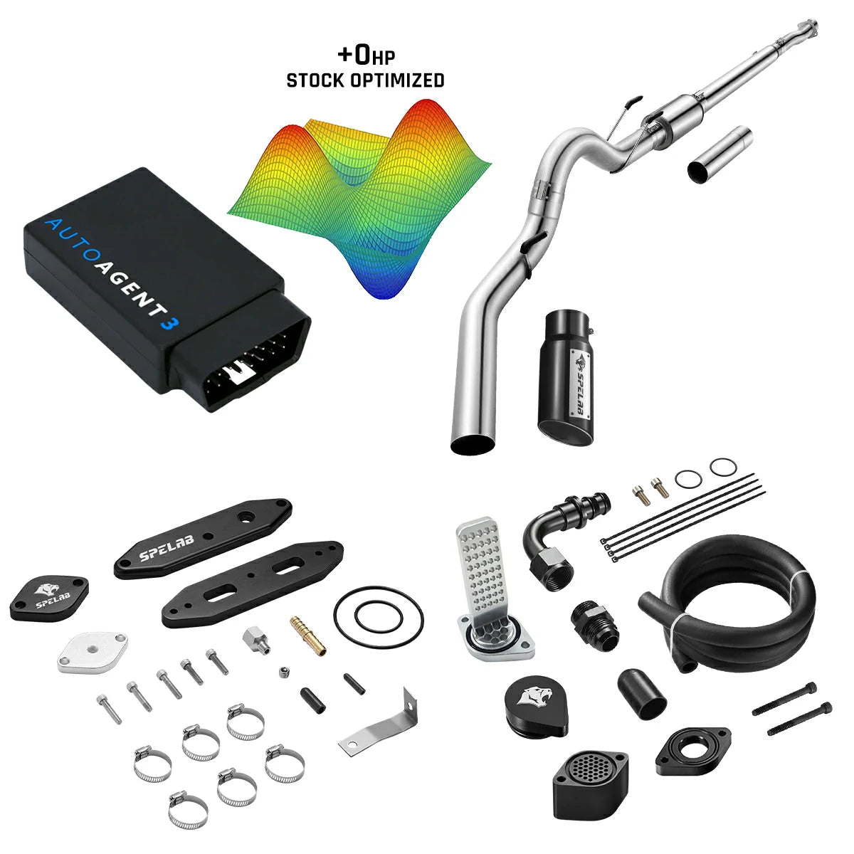 DPF/DEF/EGR/CCV Delete for 2020-2024 Ford 6.7L Powerstroke F250 F350 F450 All-in-One Kit