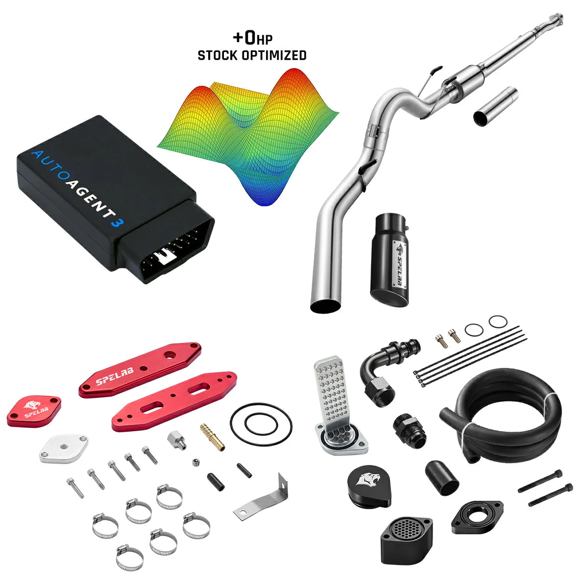 DPF/DEF/EGR/CCV Delete for 2020-2024 Ford 6.7L Powerstroke F250 F350 F450 All-in-One Kit