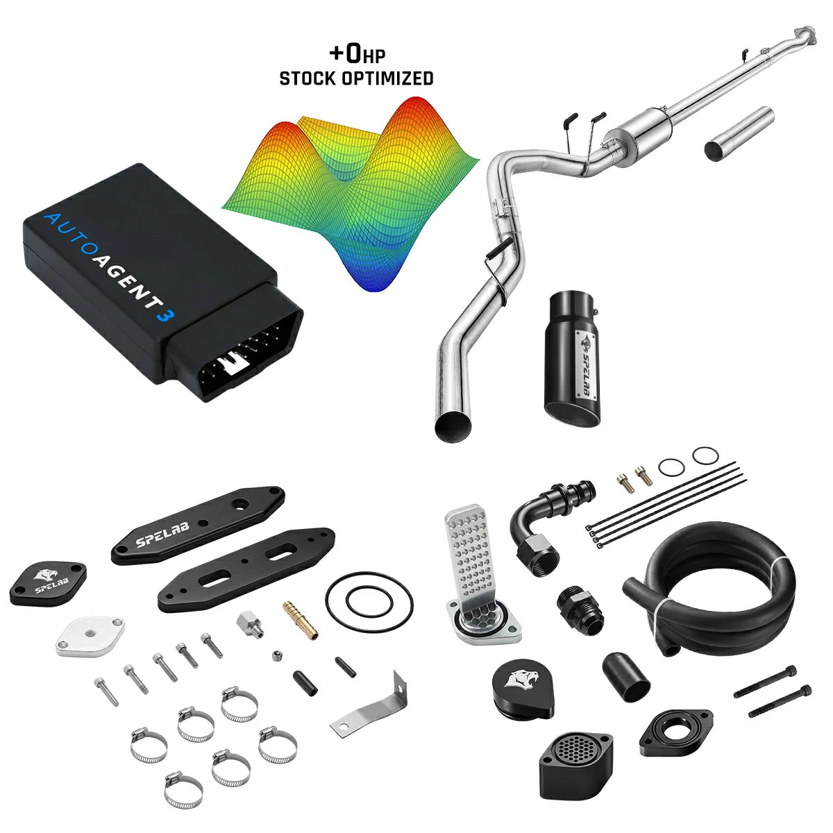 DPF/DEF/EGR/CCV Delete for 2020-2024 Ford 6.7L Powerstroke F250 F350 F450 All-in-One Kit