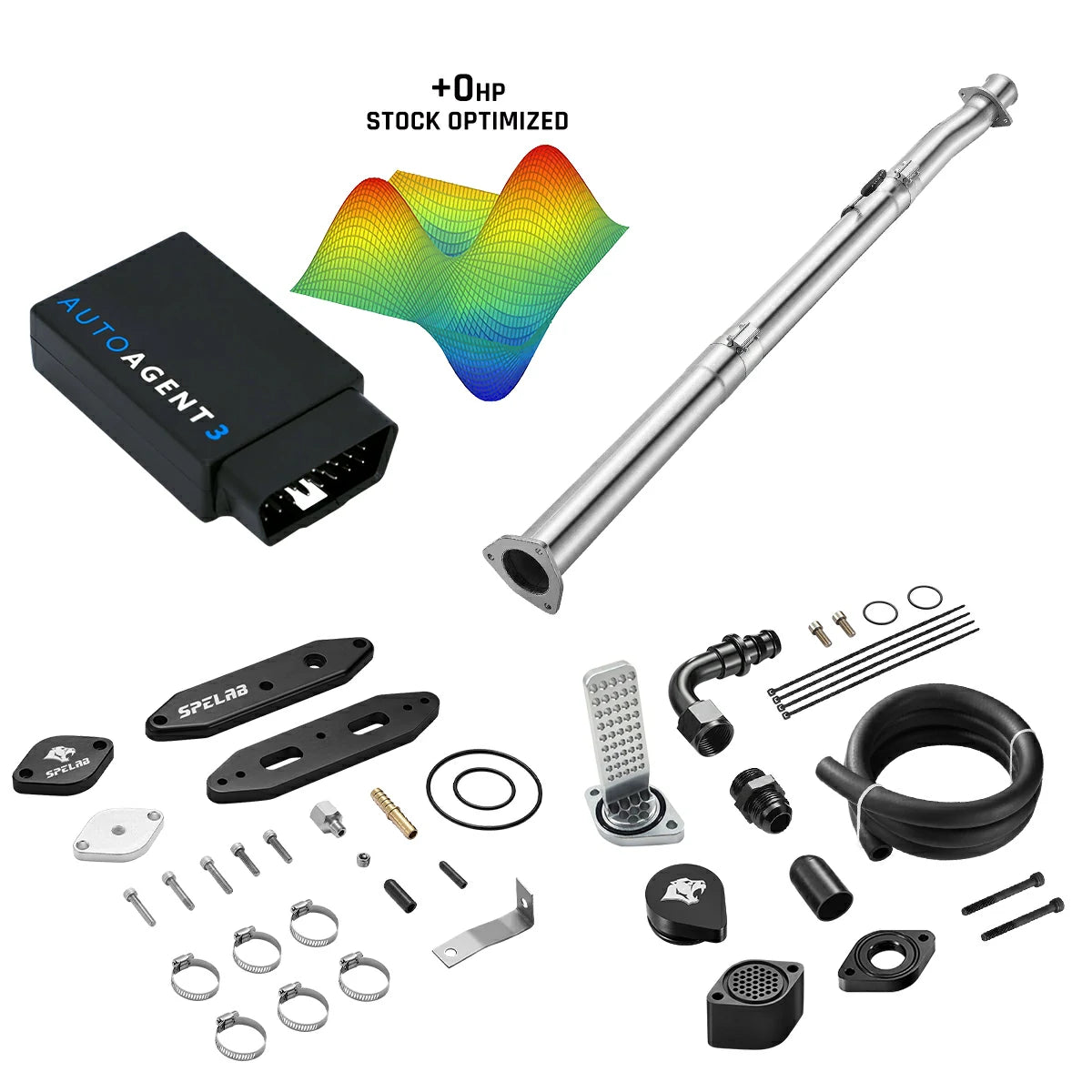 DPF/DEF/EGR/CCV Delete for 2020-2024 Ford 6.7L Powerstroke F250 F350 F450 All-in-One Kit