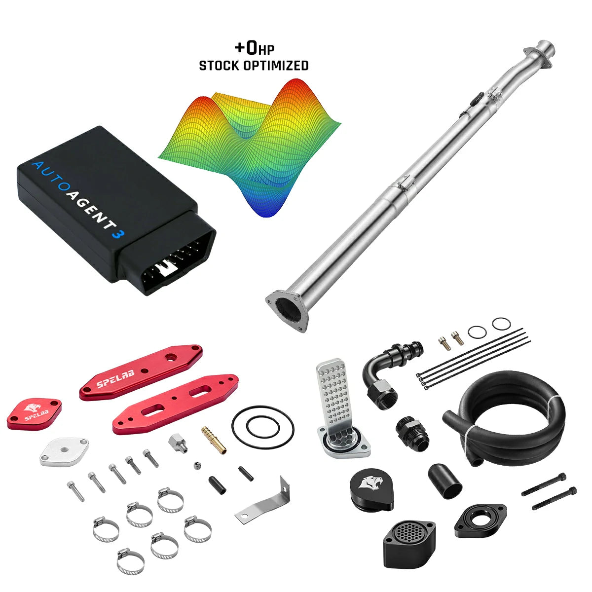 DPF/DEF/EGR/CCV Delete for 2020-2024 Ford 6.7L Powerstroke F250 F350 F450 All-in-One Kit