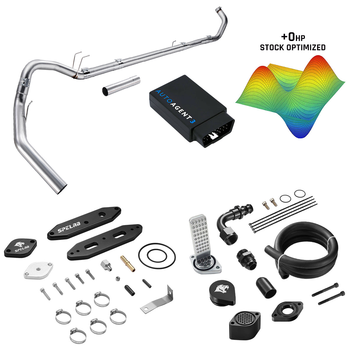 DPF/DEF/EGR/CCV Delete for 2020-2024 Ford 6.7L Powerstroke F250 F350 F450 All-in-One Kit