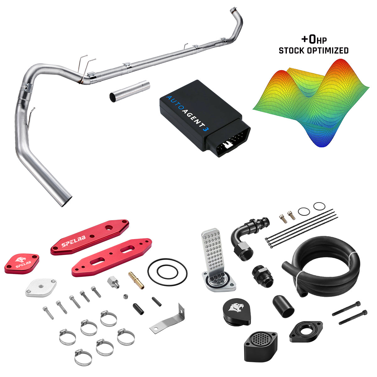 DPF/DEF/EGR/CCV Delete for 2020-2024 Ford 6.7L Powerstroke F250 F350 F450 All-in-One Kit