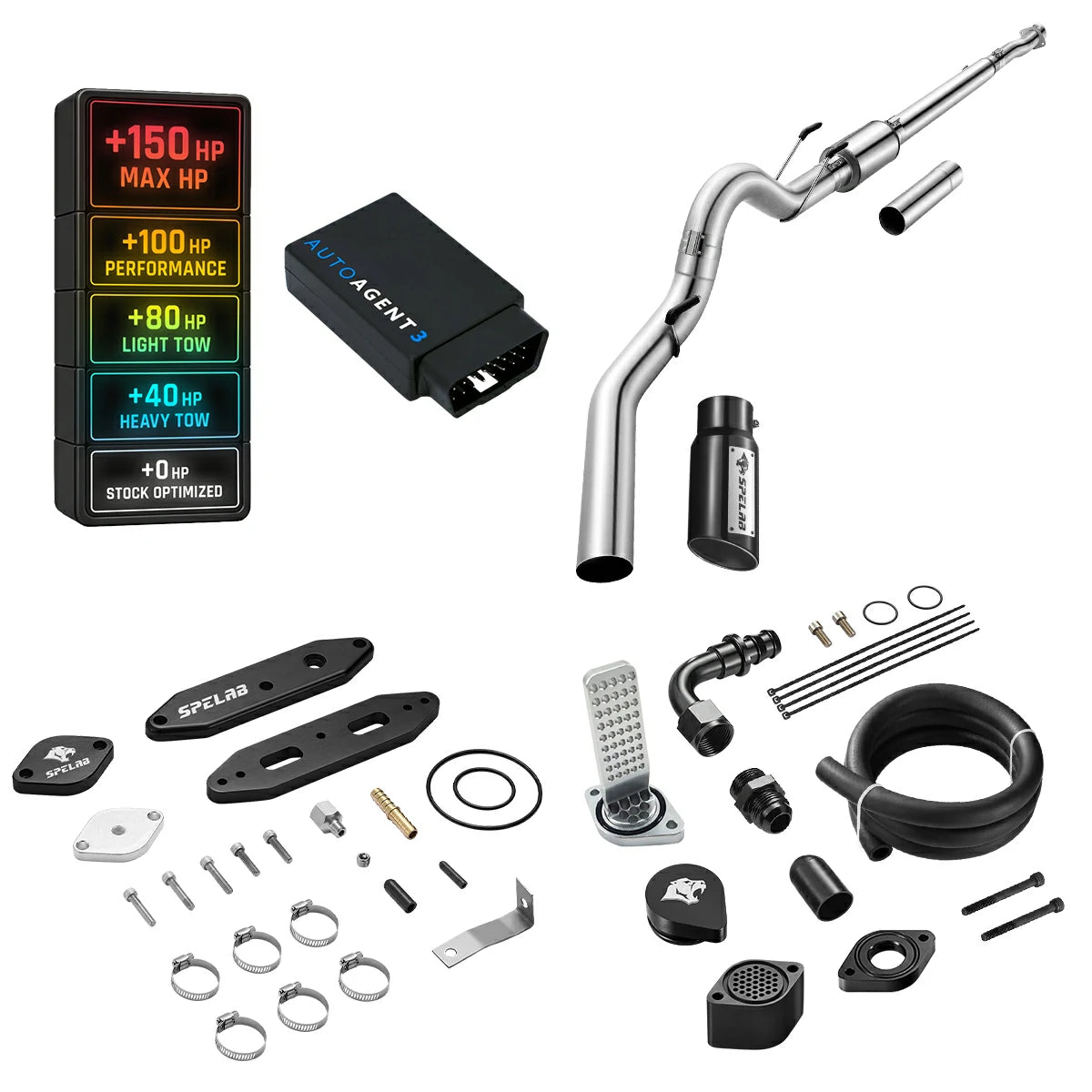 DPF/DEF/EGR/CCV Delete for 2020-2025 Ford 6.7L Powerstroke F250 F350 F450 All-in-One Kit