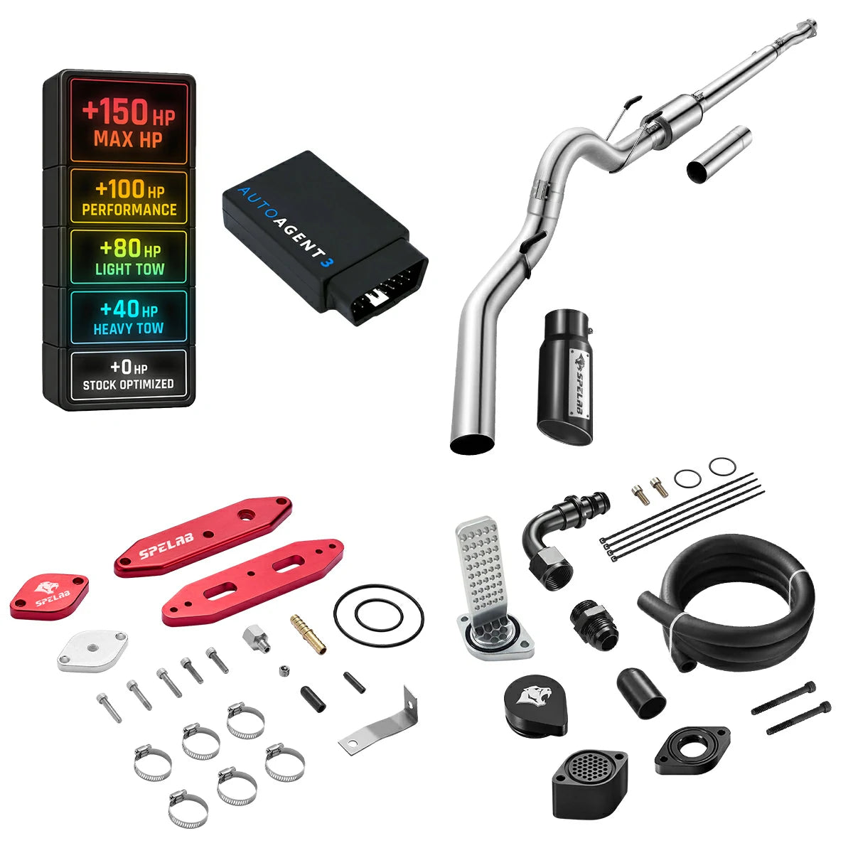 DPF/DEF/EGR/CCV Delete for 2020-2025 Ford 6.7L Powerstroke F250 F350 F450 All-in-One Kit