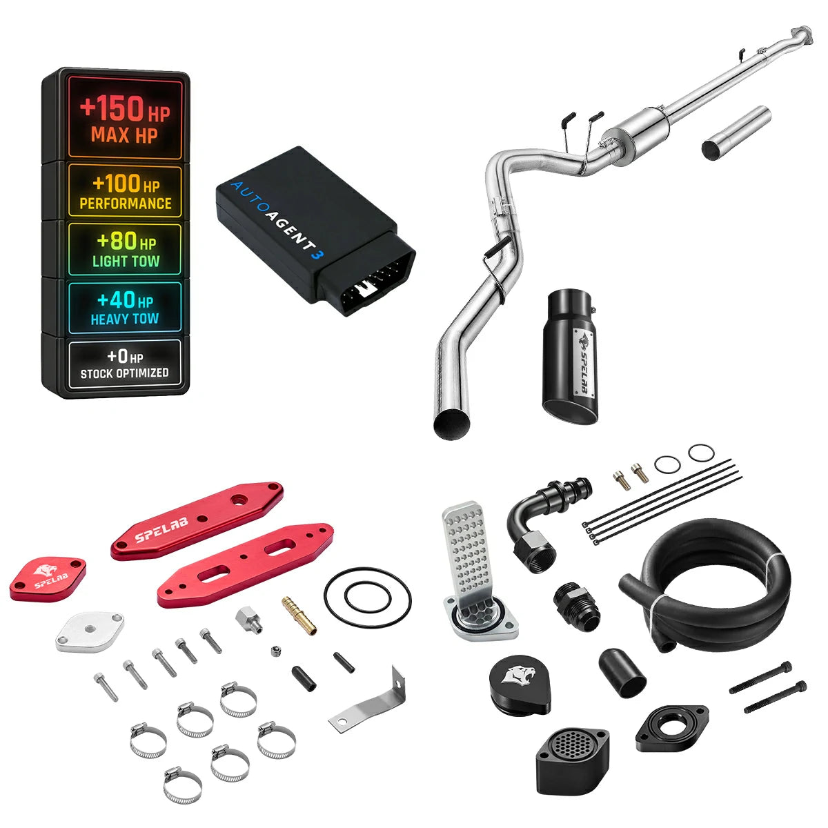 DPF/DEF/EGR/CCV Delete for 2020-2025 Ford 6.7L Powerstroke F250 F350 F450 All-in-One Kit